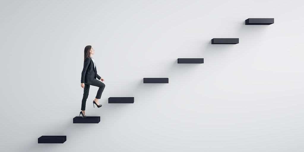 An agent climbing a staircase, on the growing pains of transitioning to a new brokerage
