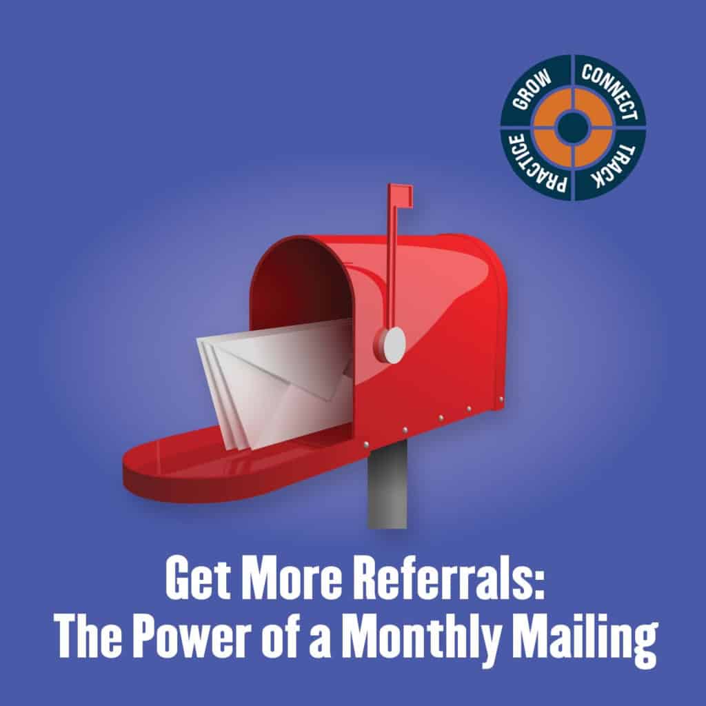 A mailbox full of letters, for winning more real estate referrals with a monthly mailing