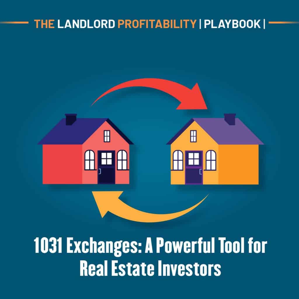 Two houses trading places, illustrating a 1031 exchange for real estate investors