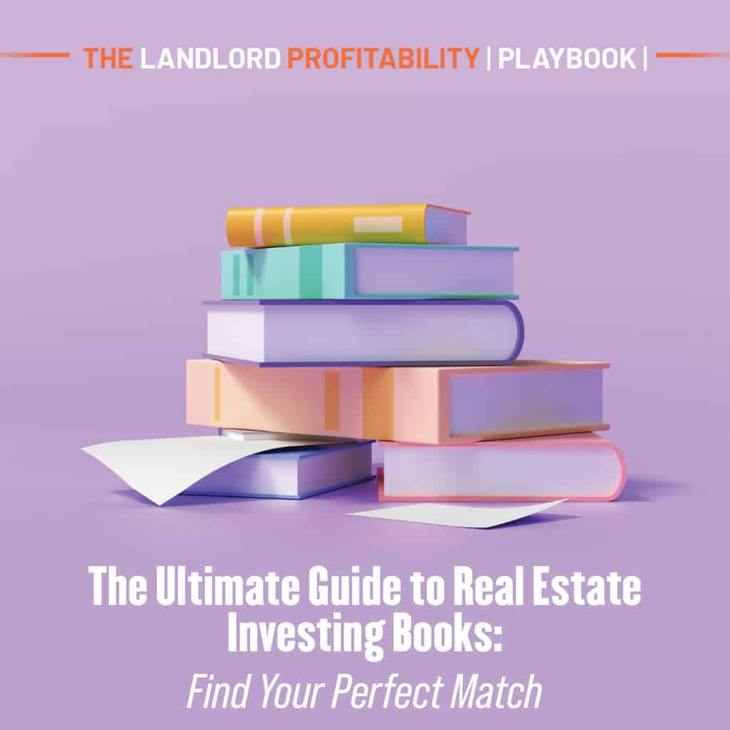 A stack of books for the ultimate guide to real estate investing books and which one fits which investor